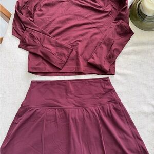 Lululemon full Garnet Set